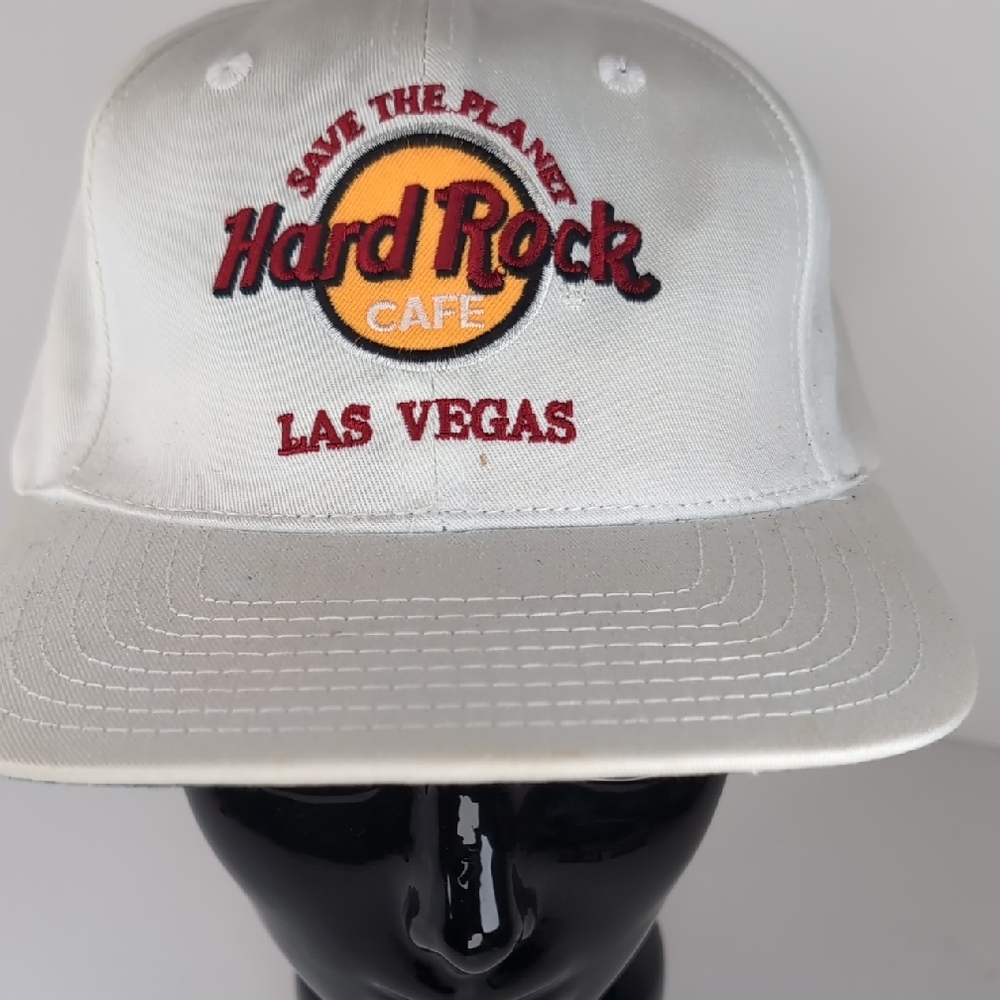 Vintage Hard Rock Cafe "Las Vegas" Adj Hat Spellout Embroidery